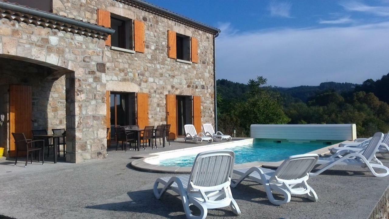 Location De Gites Les Sources Chambonas/Les Vans Luaran gambar